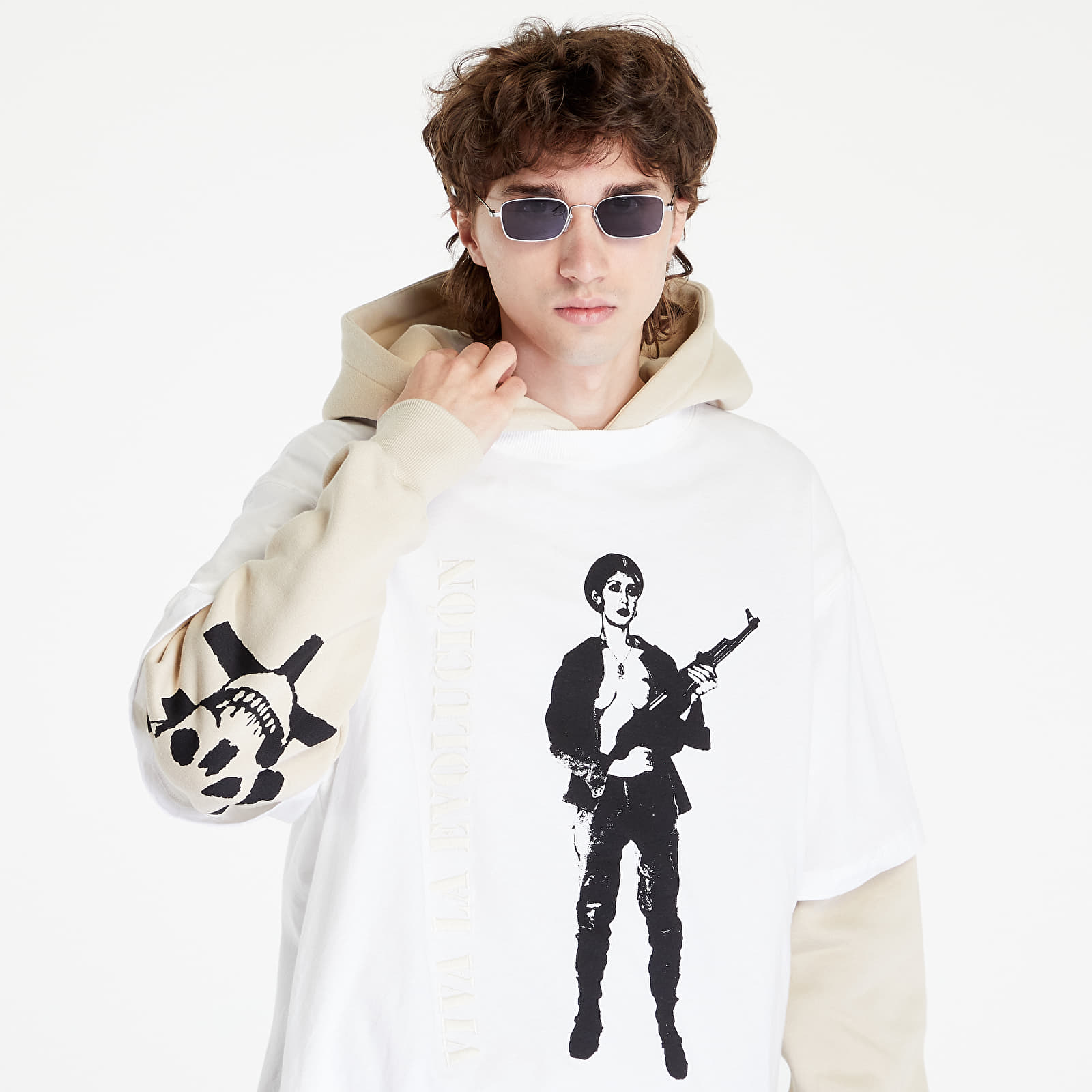 Dukserice PLEASURES x Psychic TV Viva Hoodie Khaki