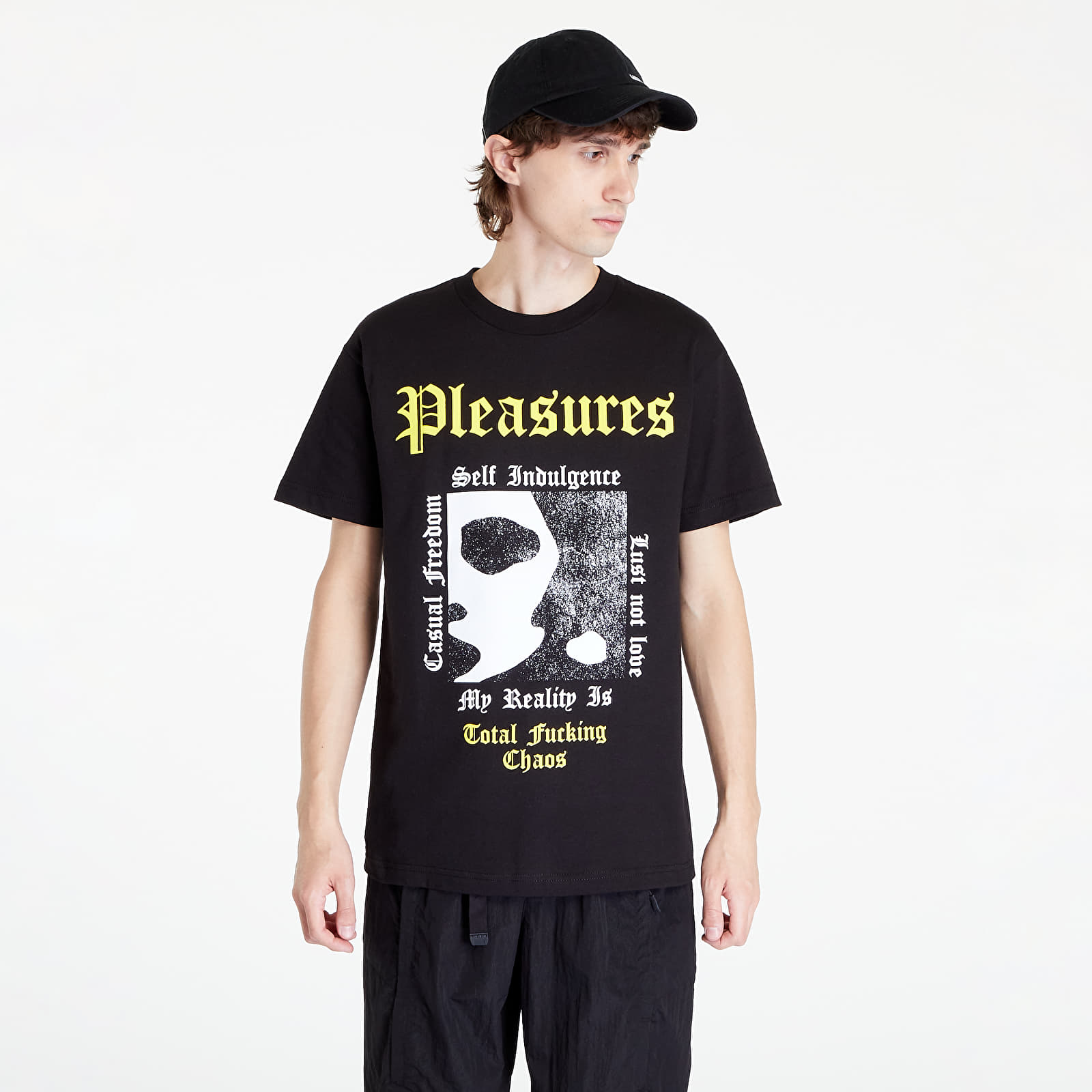 T-shirts PLEASURES Reality T-Shirt Black