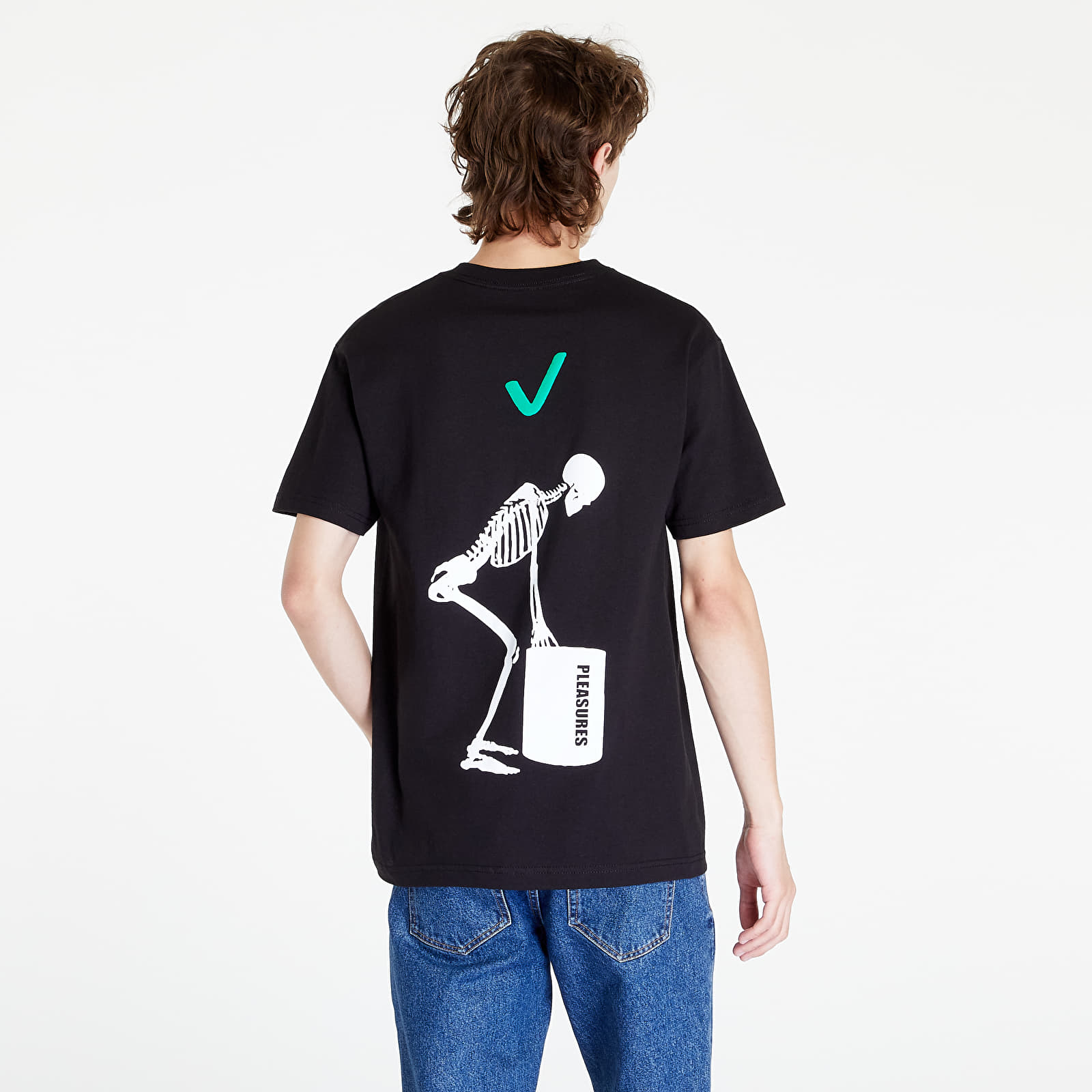 T-shirts PLEASURES Heavy T-Shirt Black