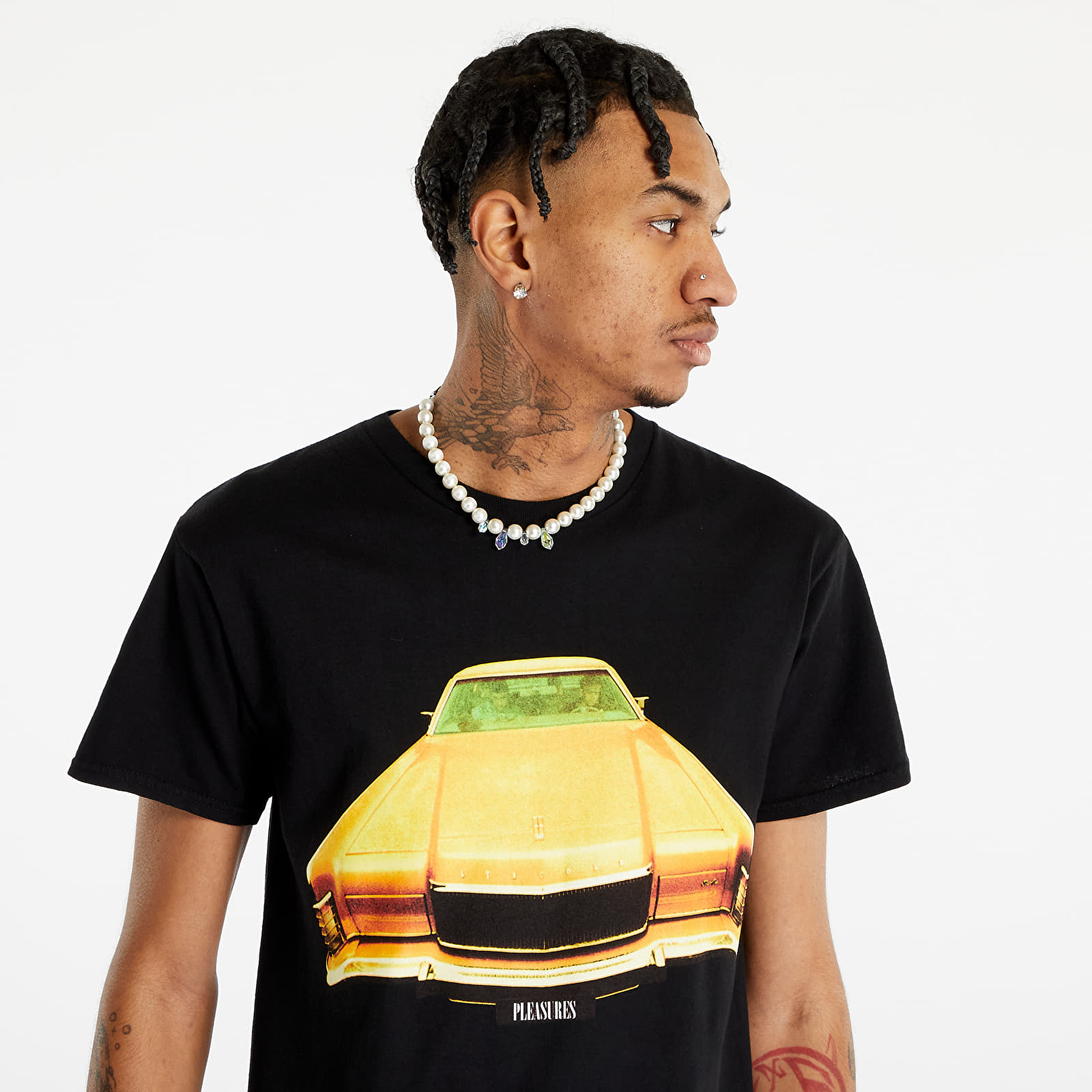 Magliette PLEASURES Blur Song 2 T-Shirt Black