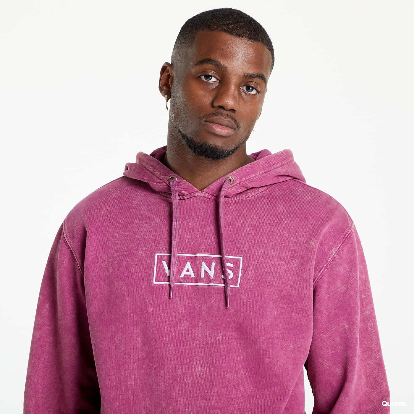 Mikiny Vans Easy Wash Hoodie Bordeaux