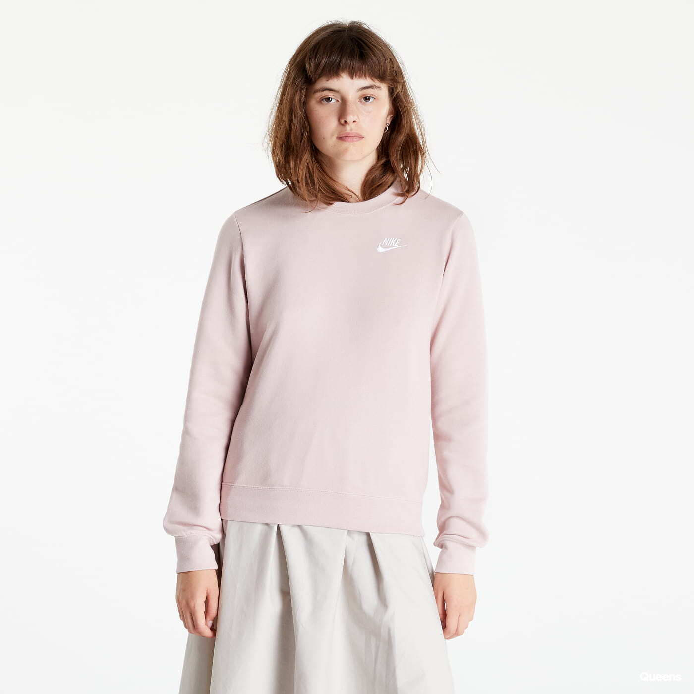 Nike pink crew neck store