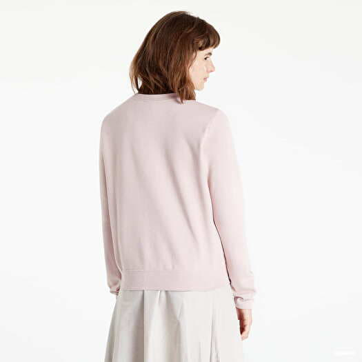 Nike pink and online white jumper