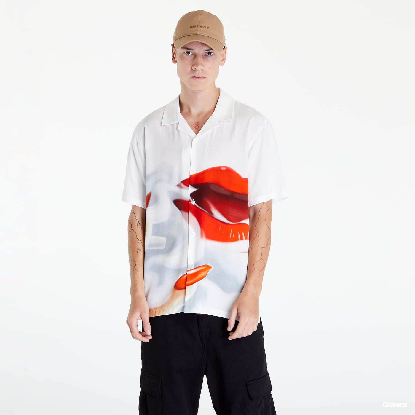 Hemden HUF Seductive Resort Top White