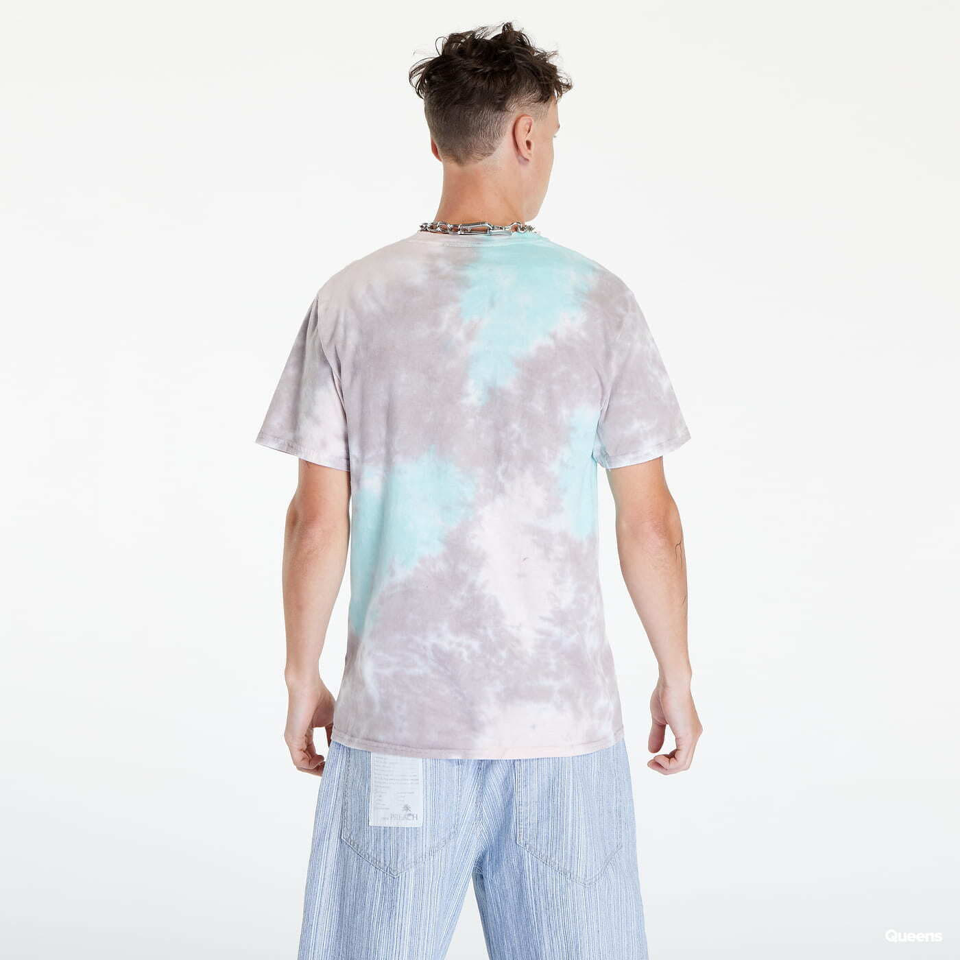 T-Shirts HUF The Plug Tiedye T-Shirt Grey