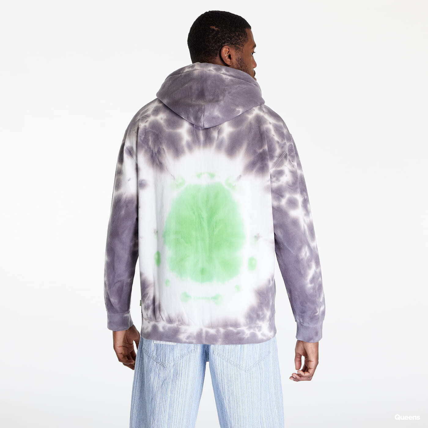 Hoodies and sweatshirts HUF High Dye Tiedye Hoodie Grey/ Green