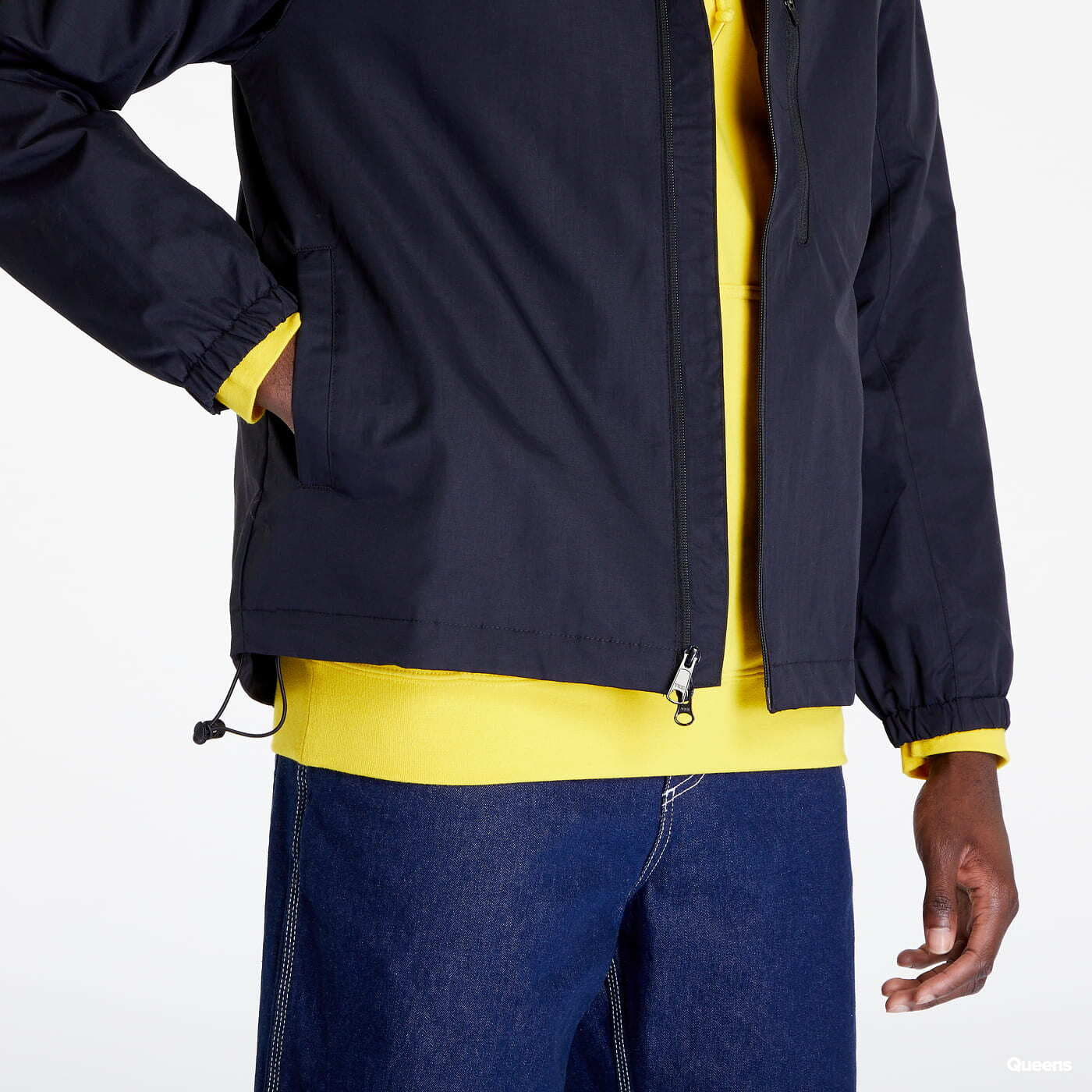 Chaquetas Coach HUF Essentials Zip Standard Shell Black
