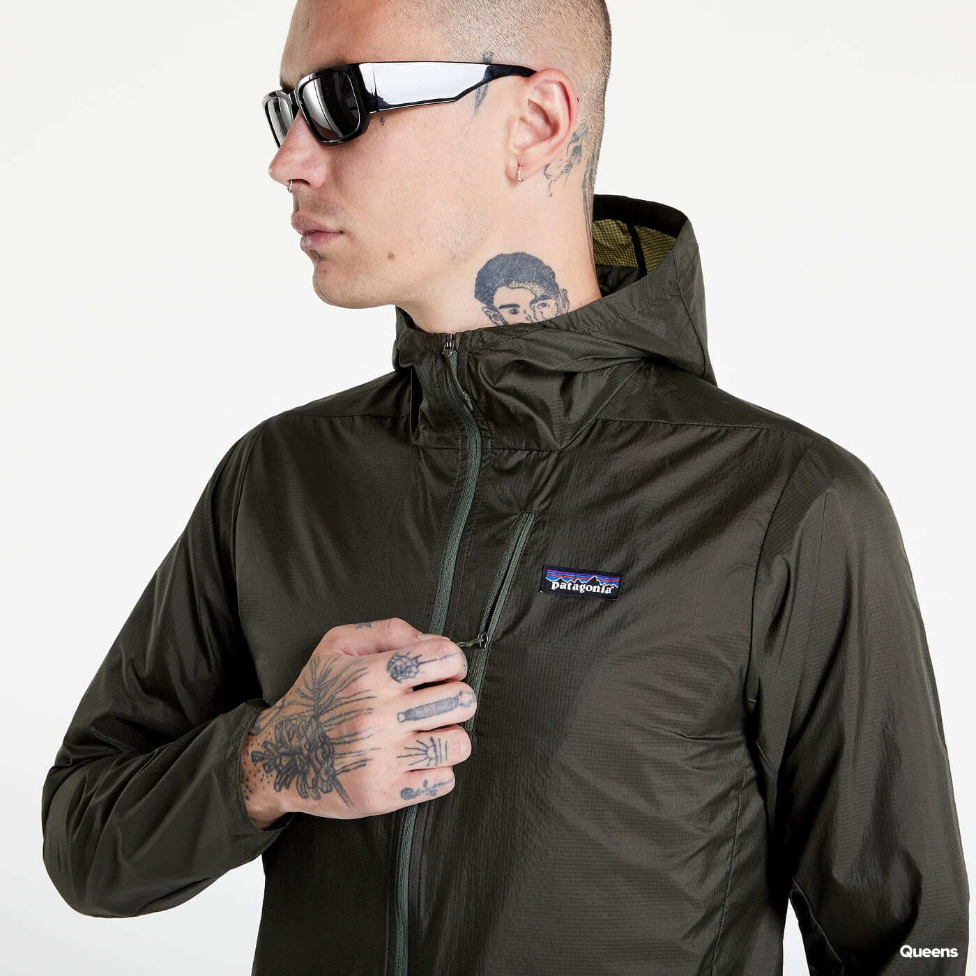 Patagonia houdini green hot sale