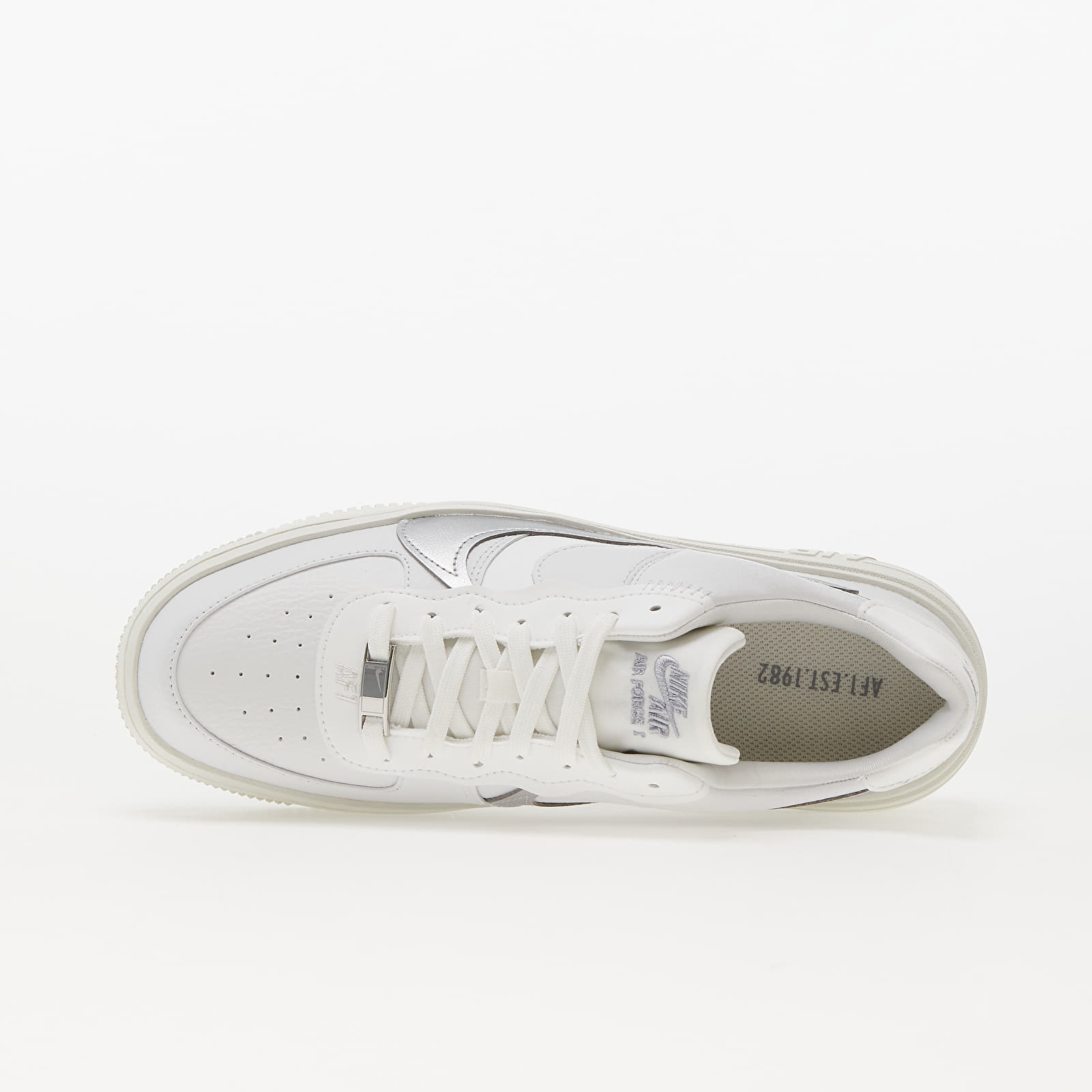Ženske tenisice Nike Air Force 1 PLT.AF.ORM Summit White/ Metallic Silver