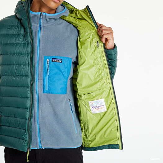 Patagonia hoodie green clearance