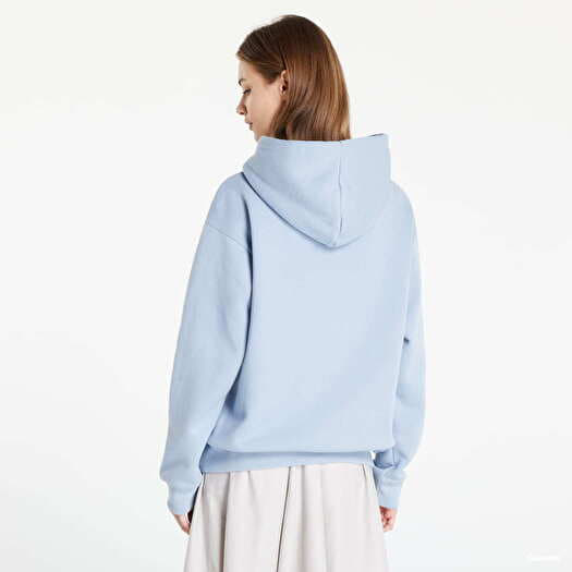 Women's light deals blue champion sweatshirt