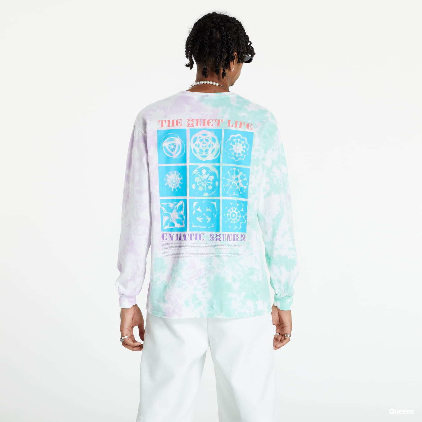 T-shirts The Quiet Life Cymatic Sounds Long Sleeve Tee Purple/ Green