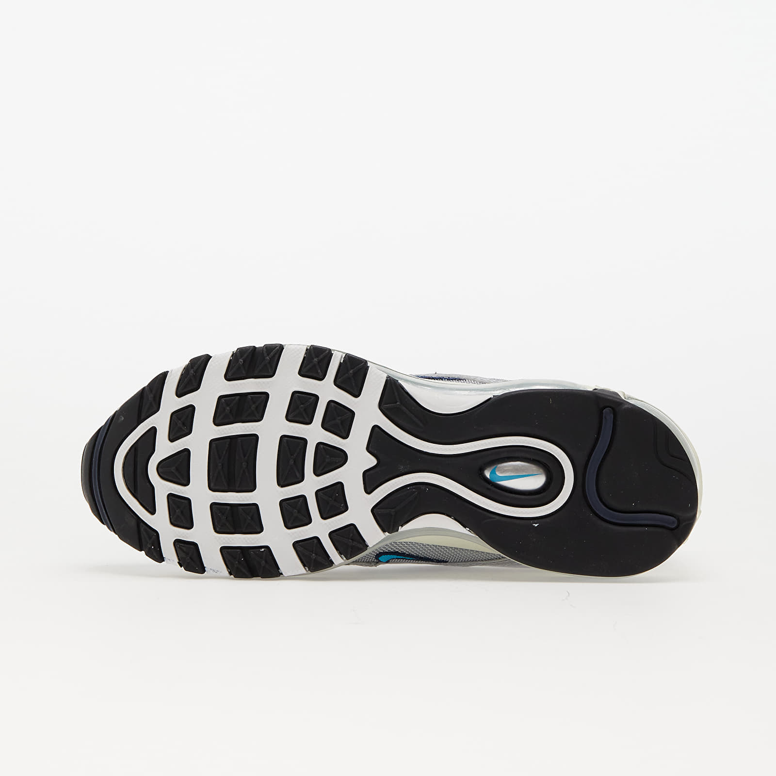 Sneakers und Schuhe fur Frauen Nike WMNS Air Max 97 OG Metallic Silver Chlorine Blue Queens