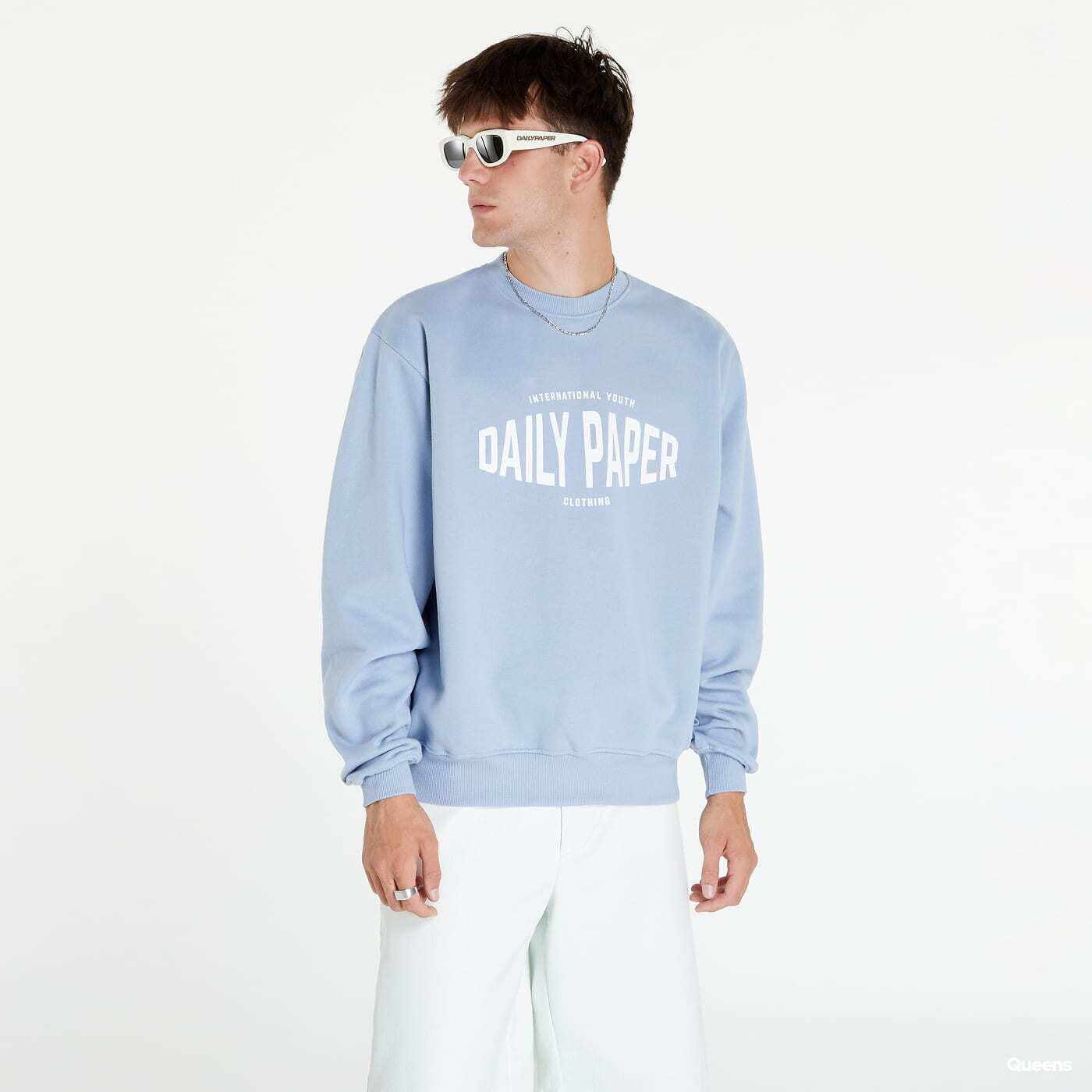Mikiny Daily Paper Youth Sweater Blue