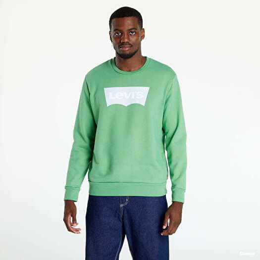 Levi's green sweatshirt sale