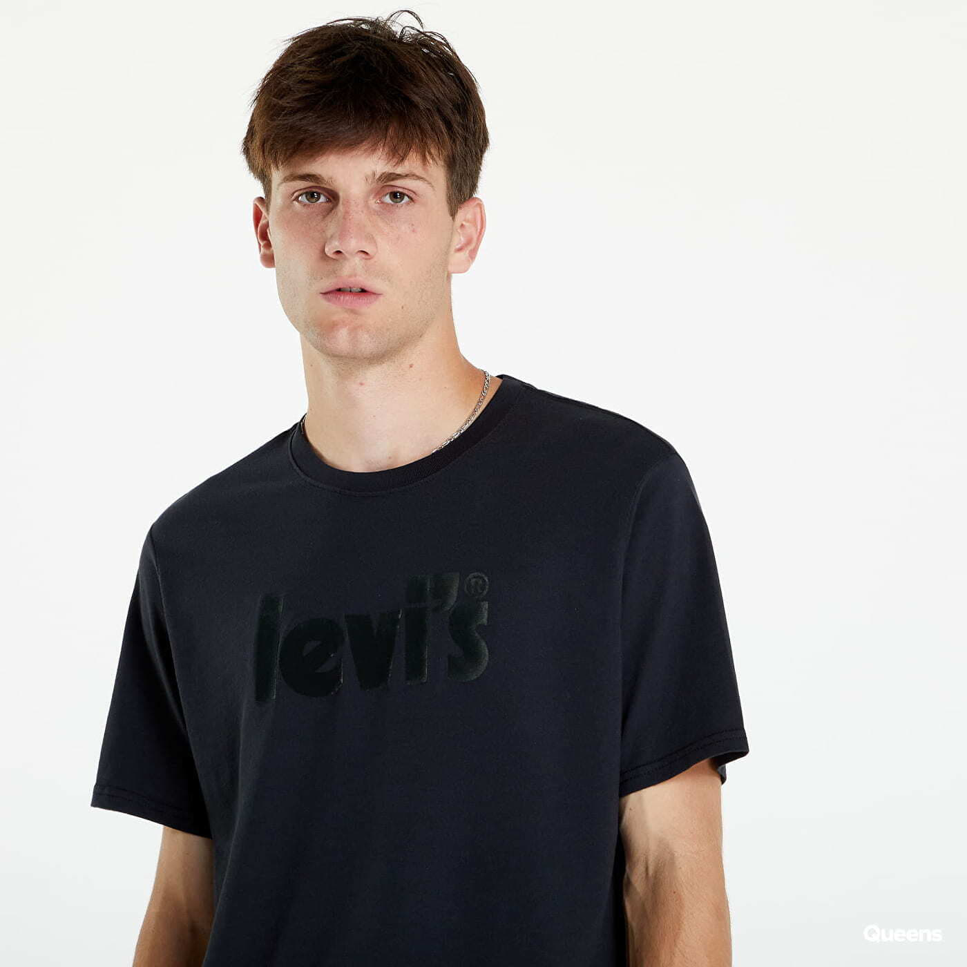 T shirts Levi s Relaxed Fit Tee Black Queens