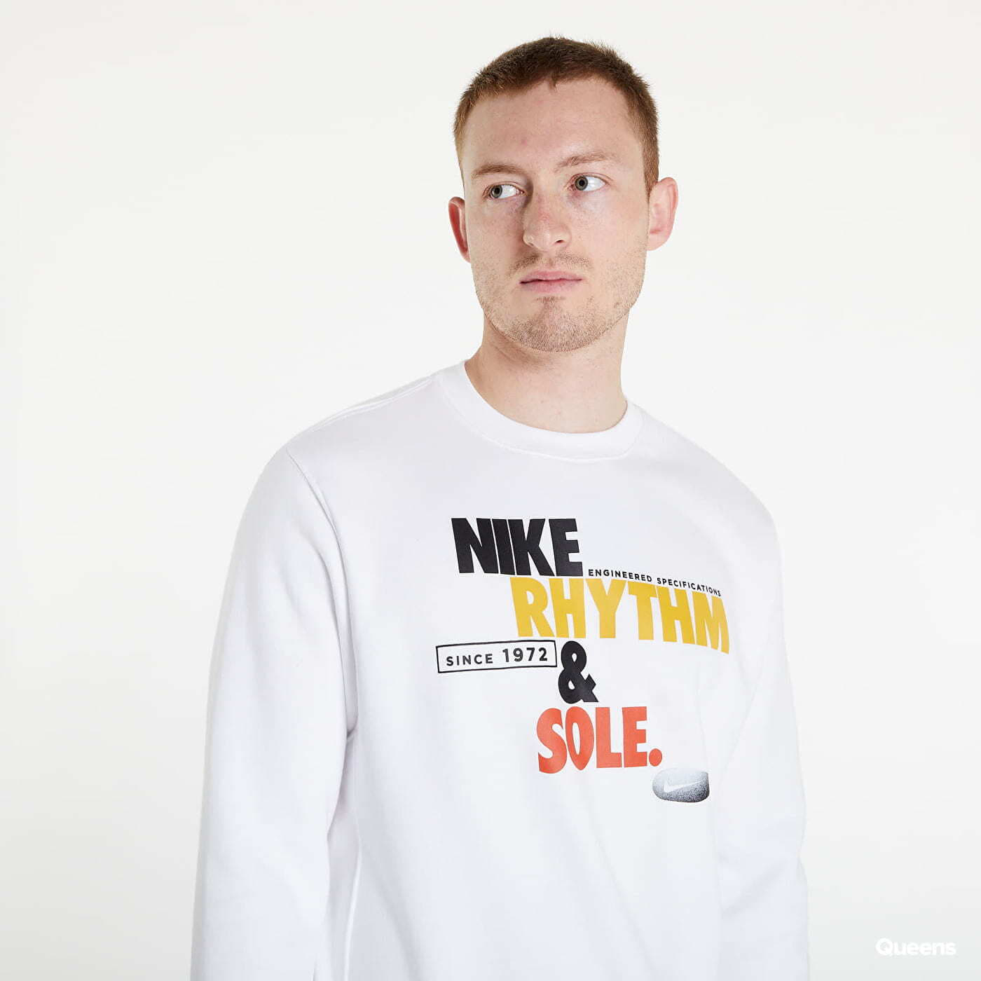 Sweatshirts and Sweaters Nike Sportswear Men's Fleece Crew White