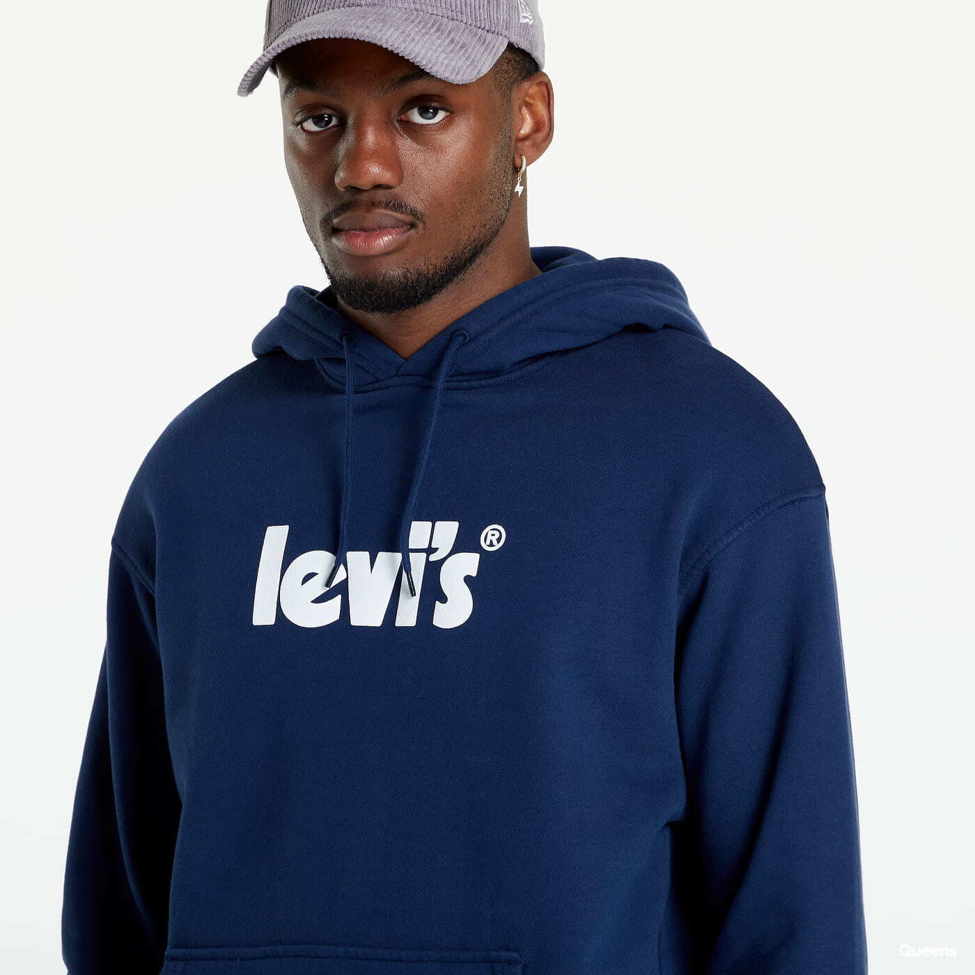 Navy blue levis hoodie sale