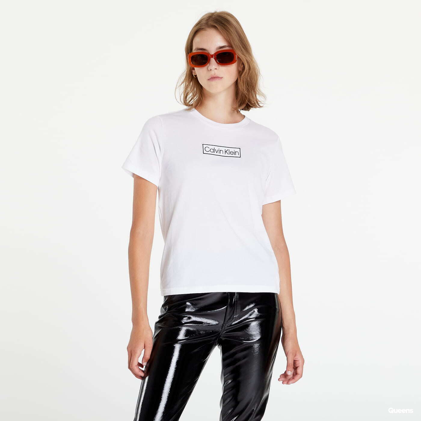 Tricouri Calvin Klein Reimagined Heritage Crew Neck T-Shirt White