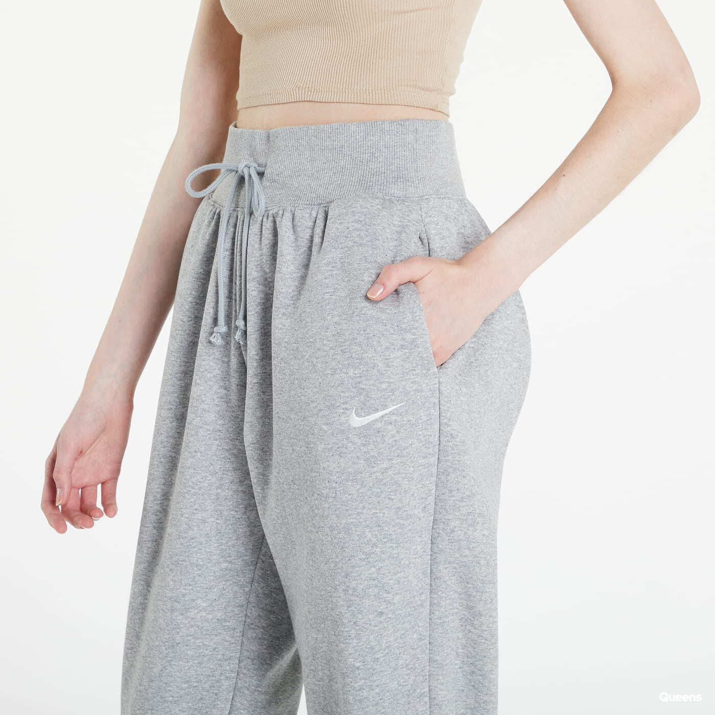 Jogger Pants Nike Women's High-Rise Trousers Grey
