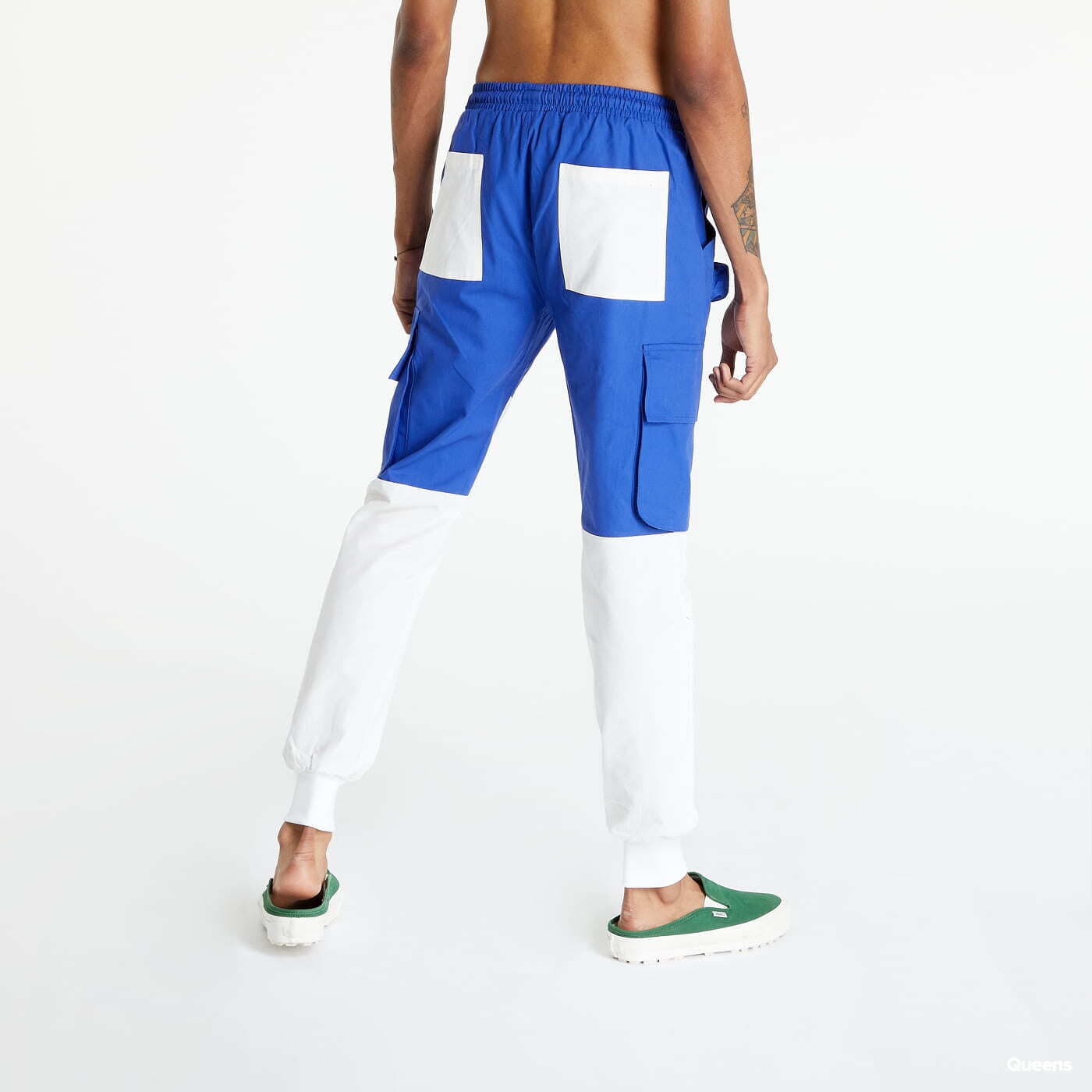 Cargo Hosen Sixth June Bicolored Cargo Pants Blue