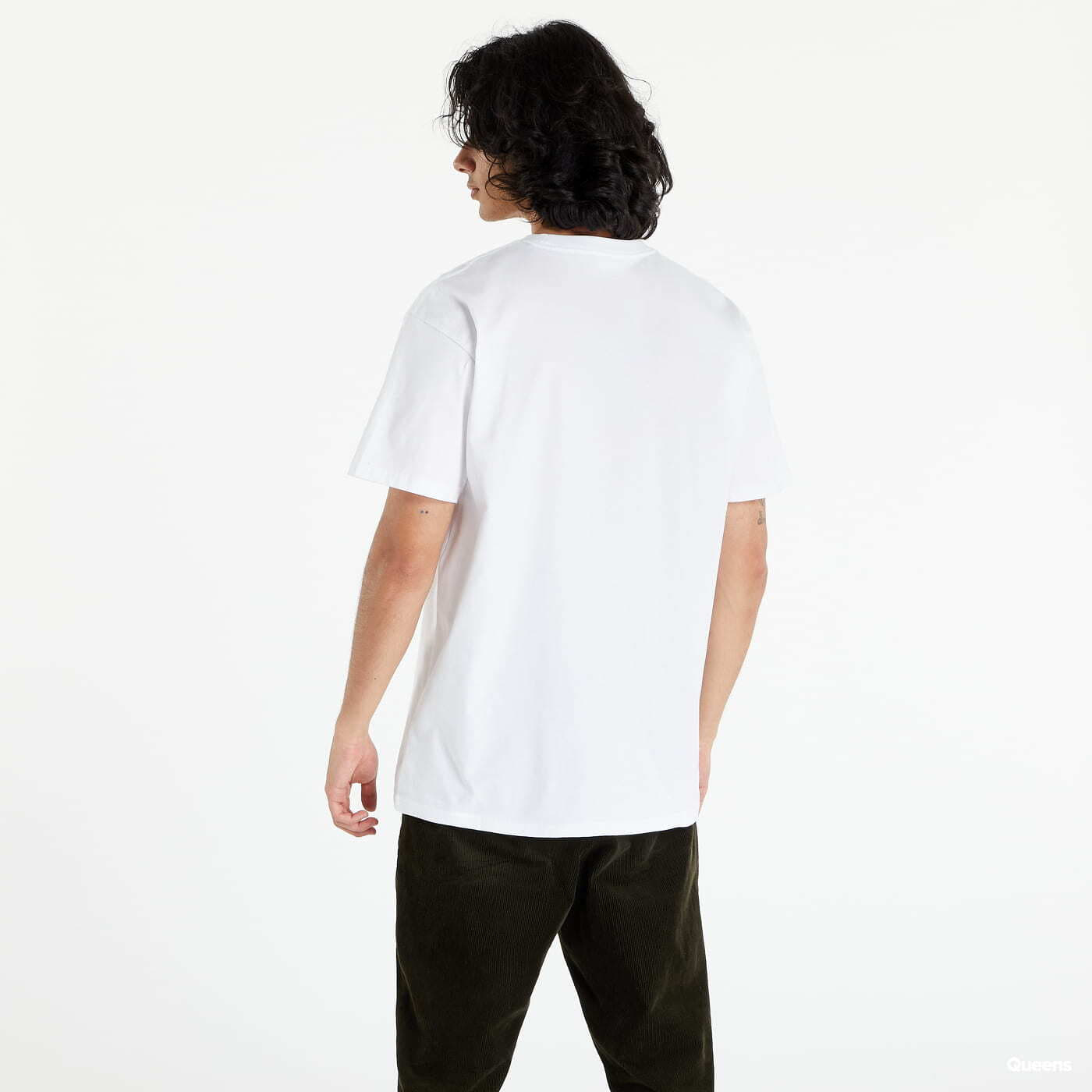Meeste T-särgid Carhartt WIP S/S Chase T-Shirt White/ Gold