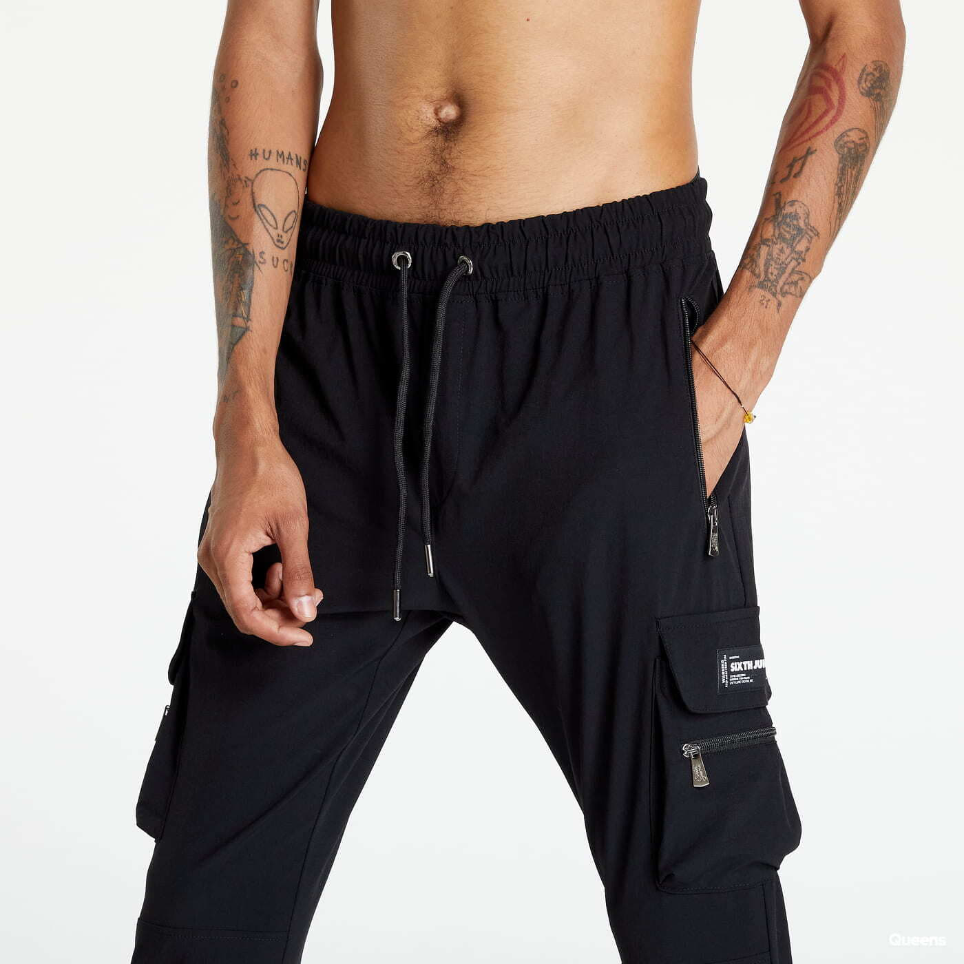 Панталони Sixth June Cargo Pants Black