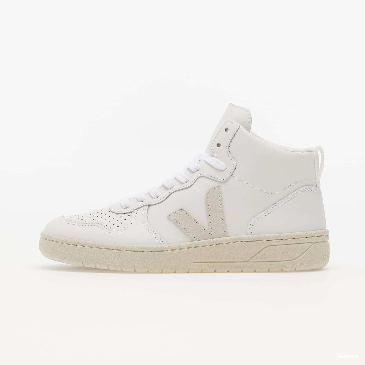 Sneakers Veja V-15 Leather Extra-White Natural - 1 | YEO