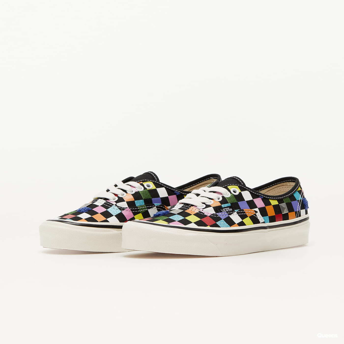 Rainbow checkered vans near me online