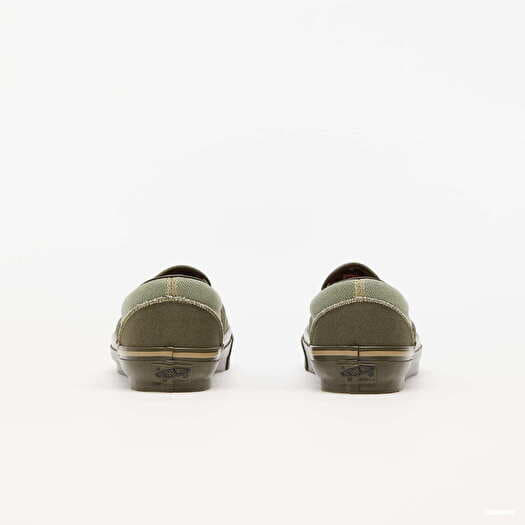 Army green slip on vans new arrivals