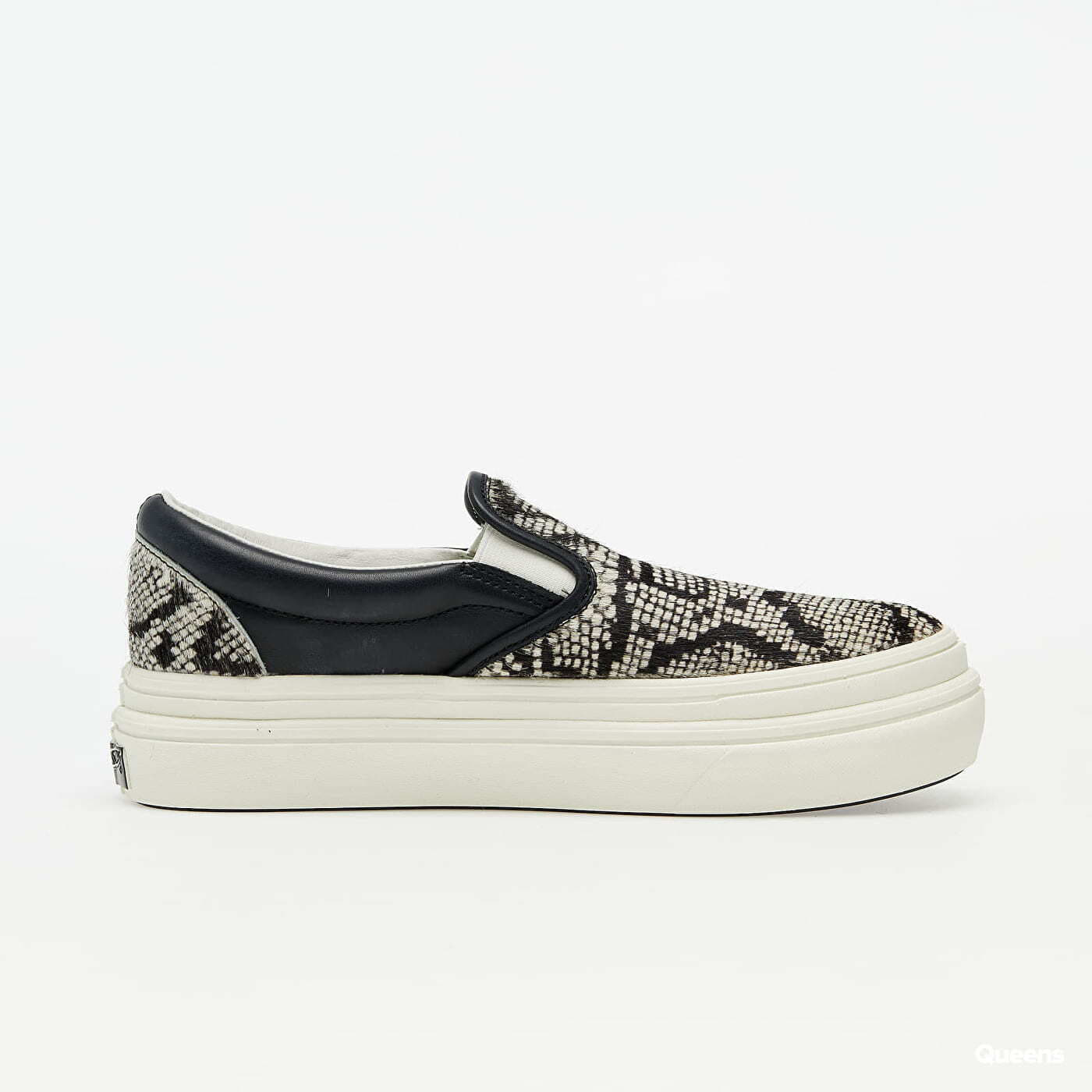 Dámské tenisky a boty Vans Super ComfyCush Slip-On (Snake/ Pony) Black/ Marshmallow