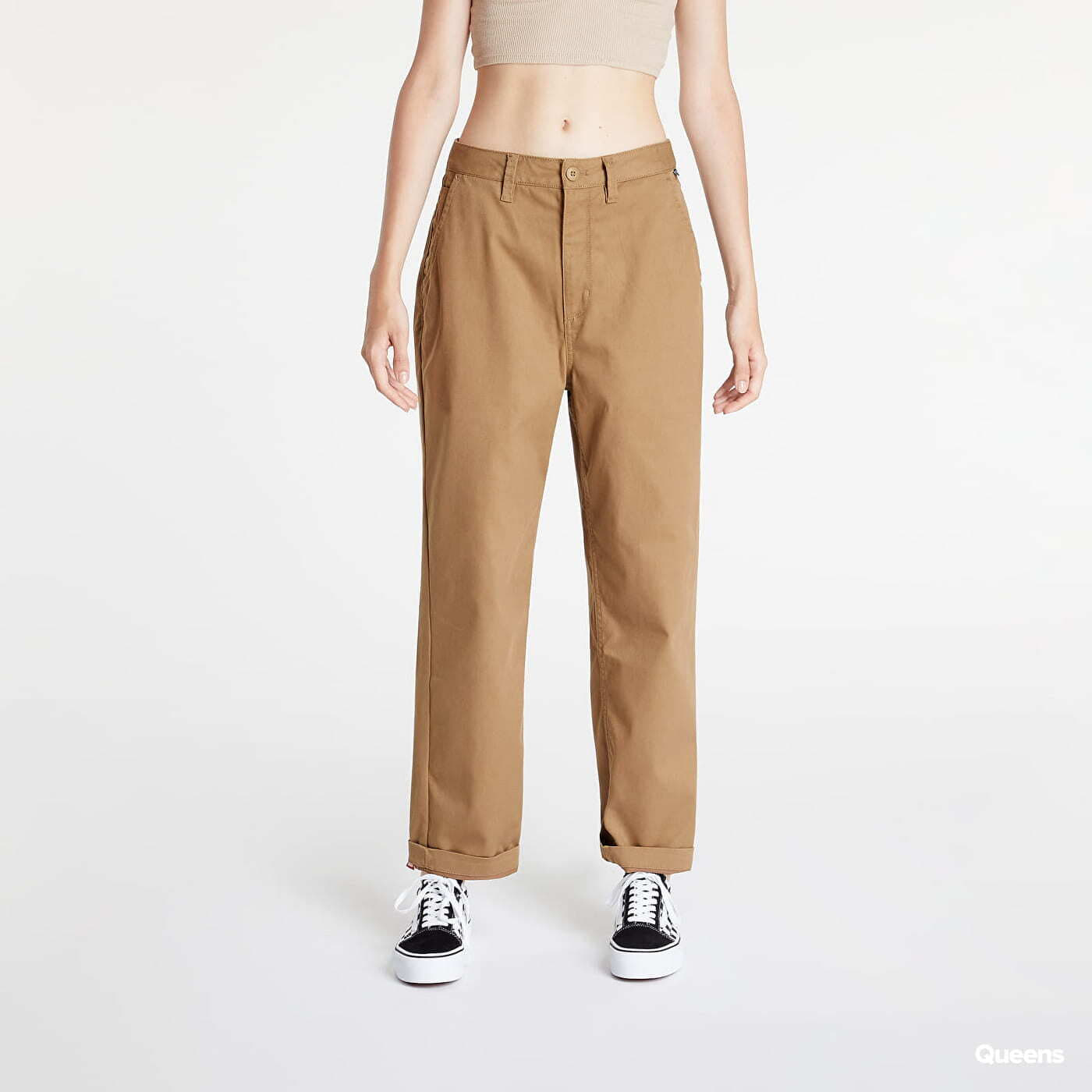 Jeans and trousers Vans Authentic Chino Stretch Pants Brown