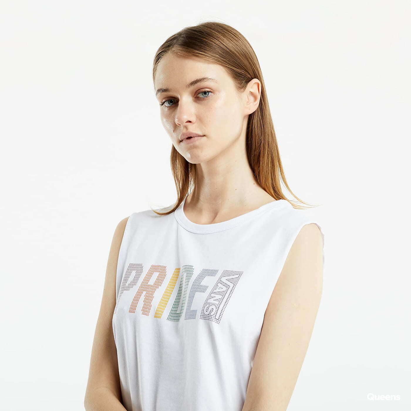 T-krekli Vans Pride Muscle Tank Tee White