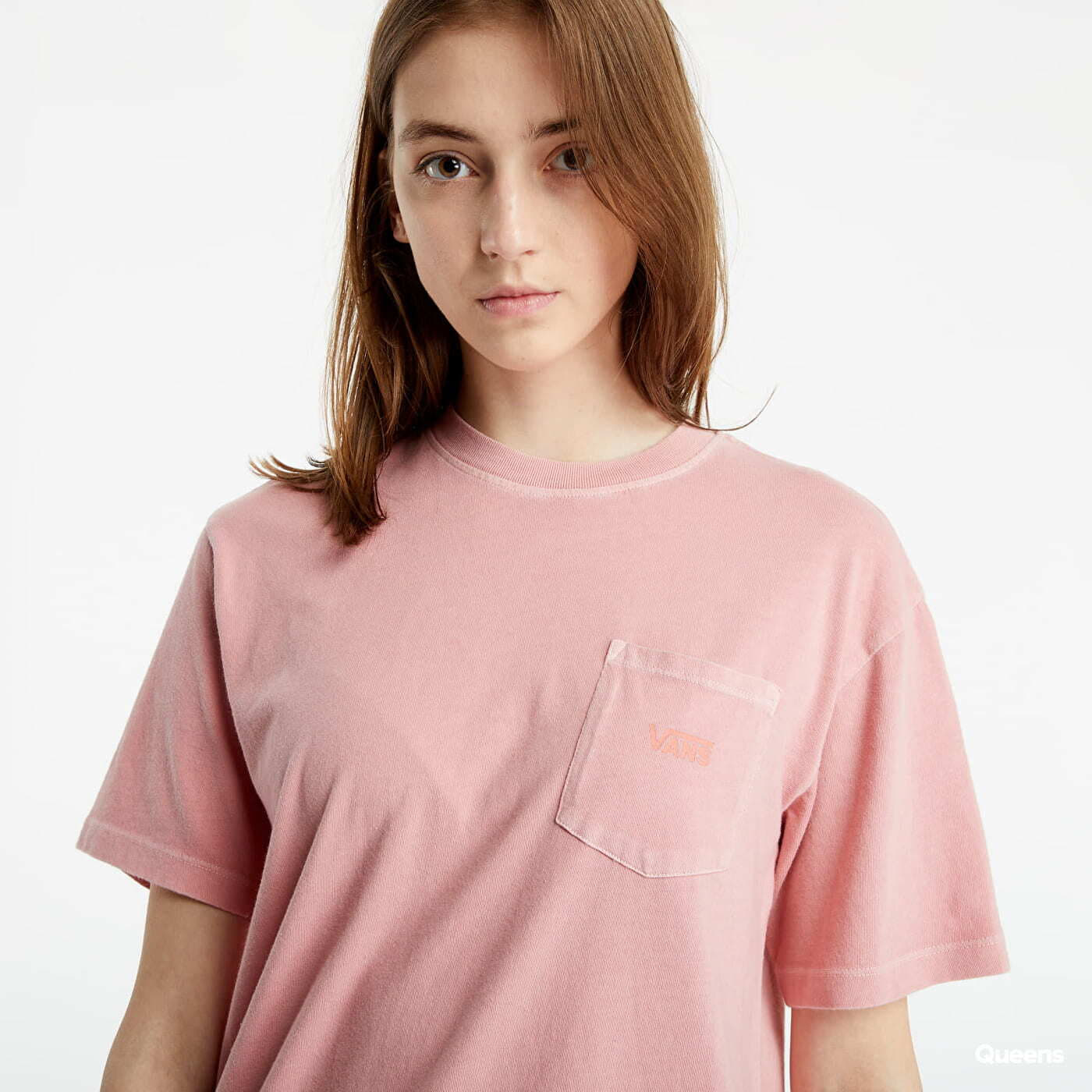 Тениски Vans Pocket V Tee Pink