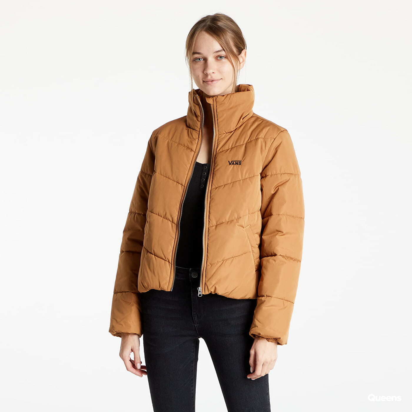 Vans jacket 2025 womens Brown
