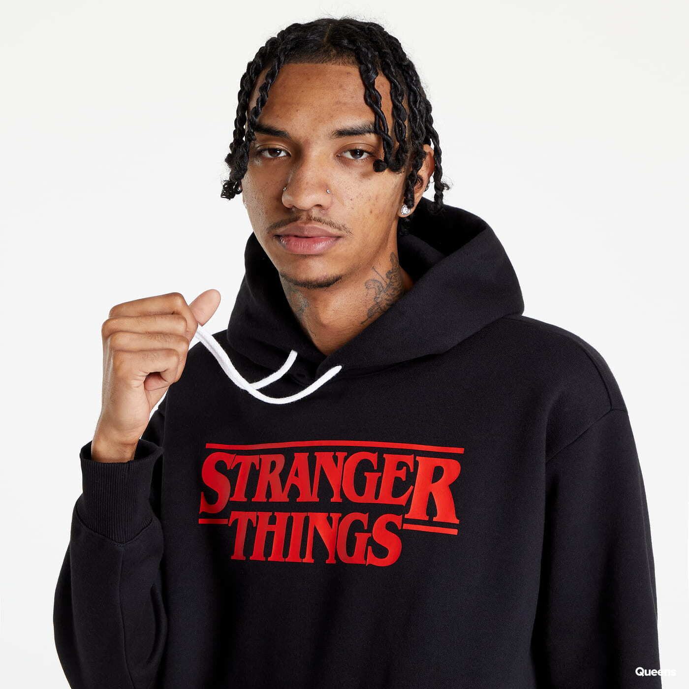 Sweatshirts Champion x Stranger Things hoodie Black Queens