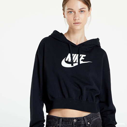 Sweatshirt Nike Sportswear Club Fleece Oversized Crop Graphic Hoodie
