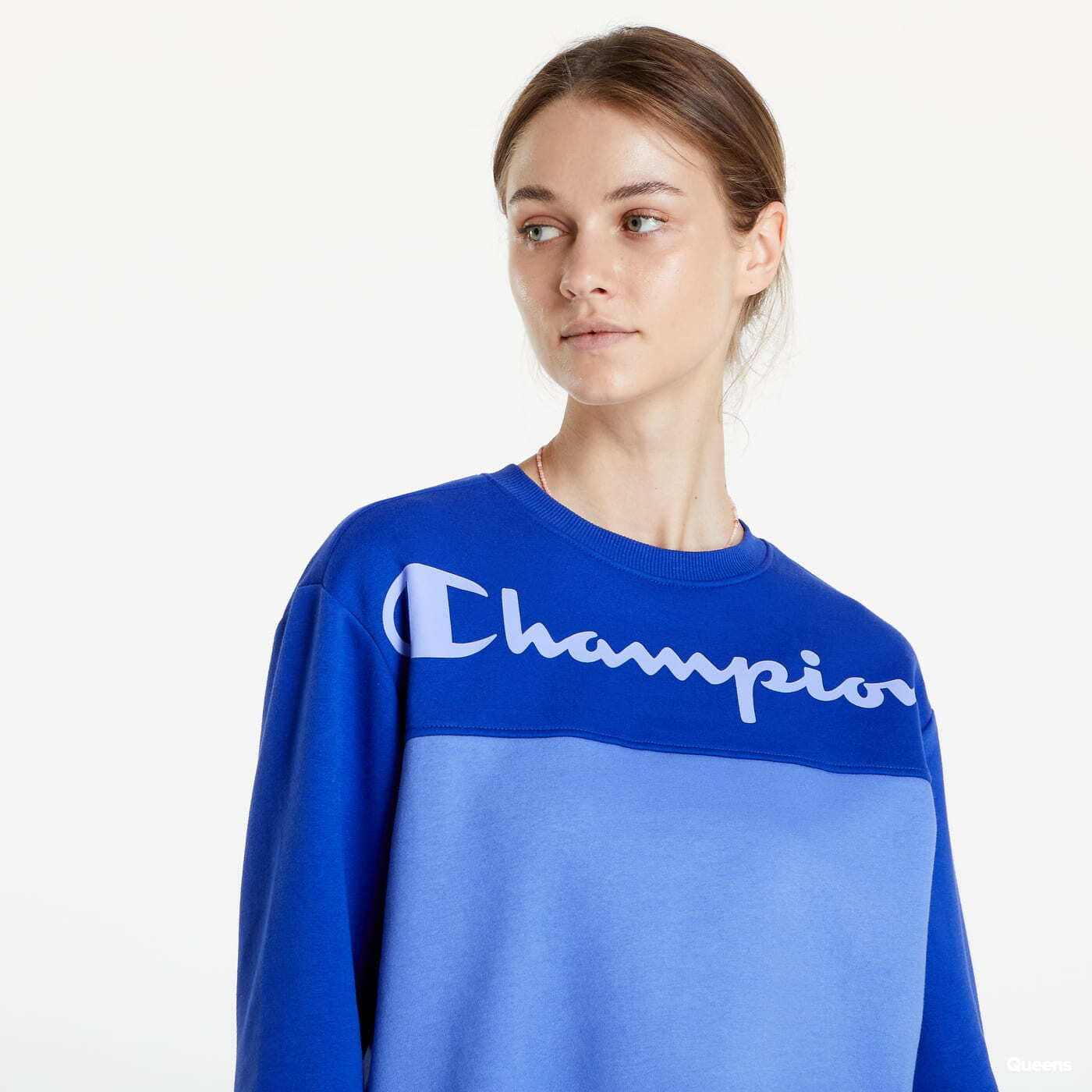 Mikiny Champion Crewneck Sweatshirt Blue