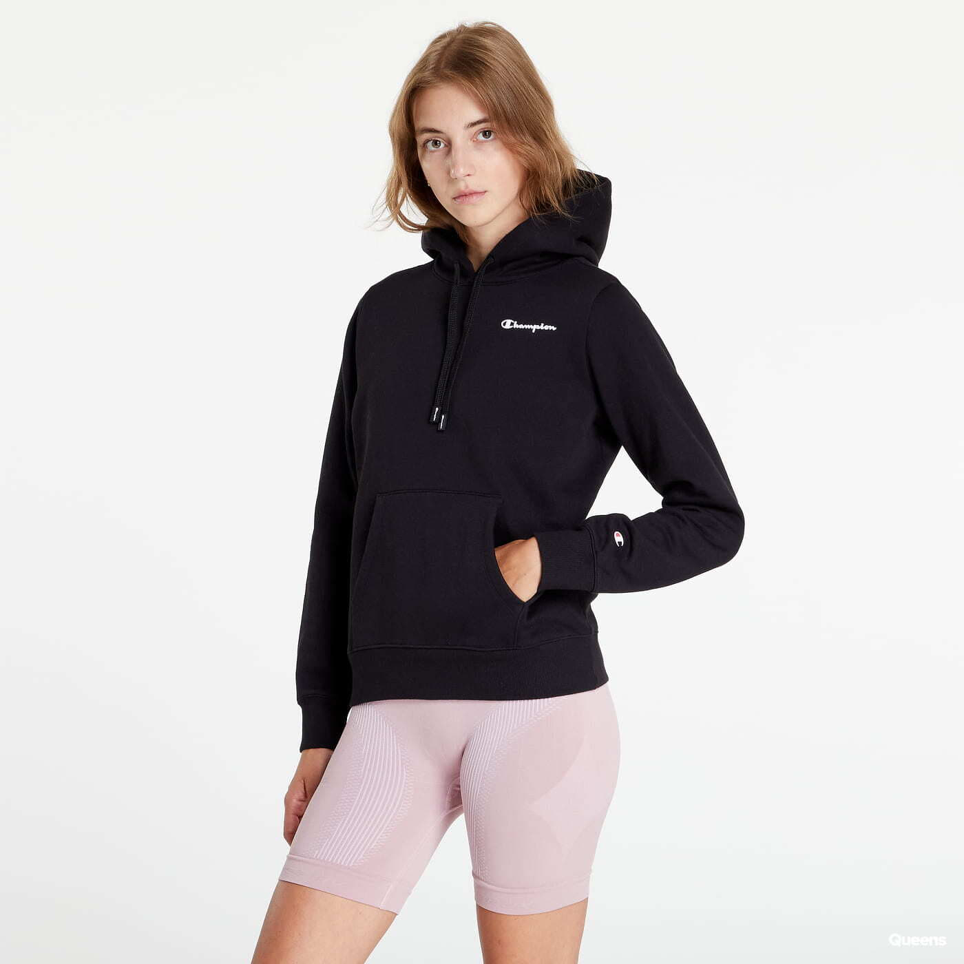 Champion sweater crop top queen best sale