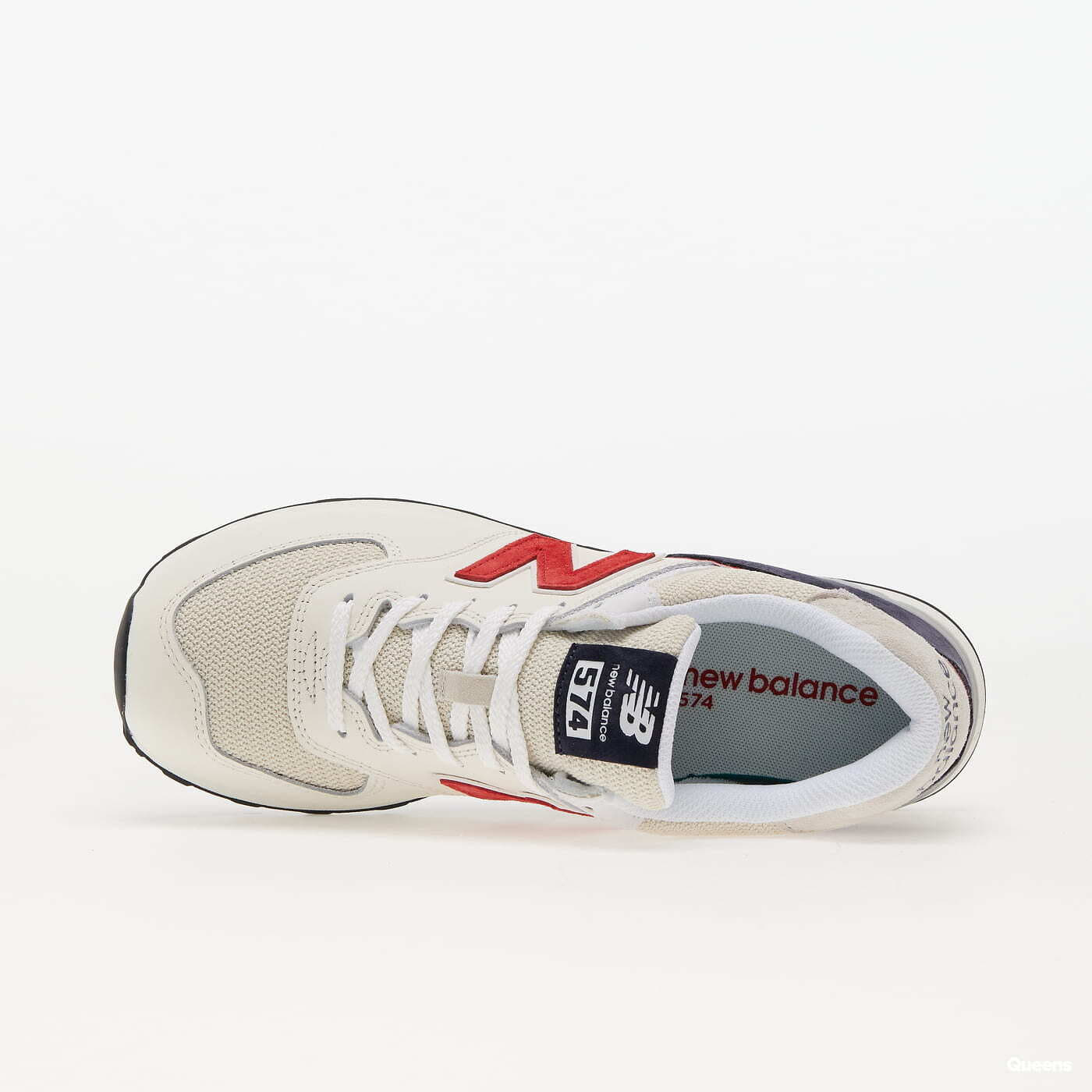 Men s sneakers and shoes New Balance 574 Beige Red Queens