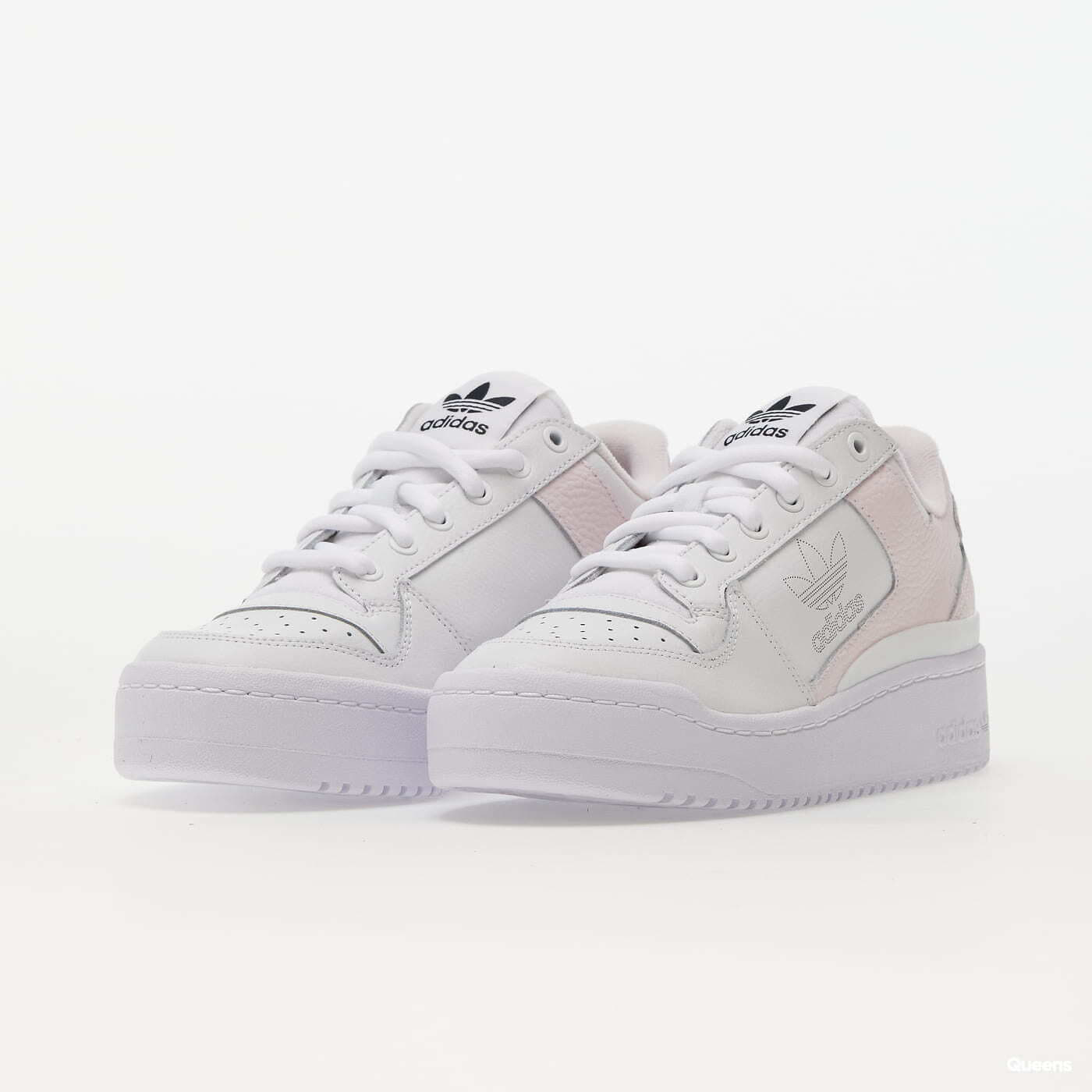 Adidași și pantofi pentru femei adidas Originals Forum Bold W Cloud White/ Almost Pink/ Almost Pink