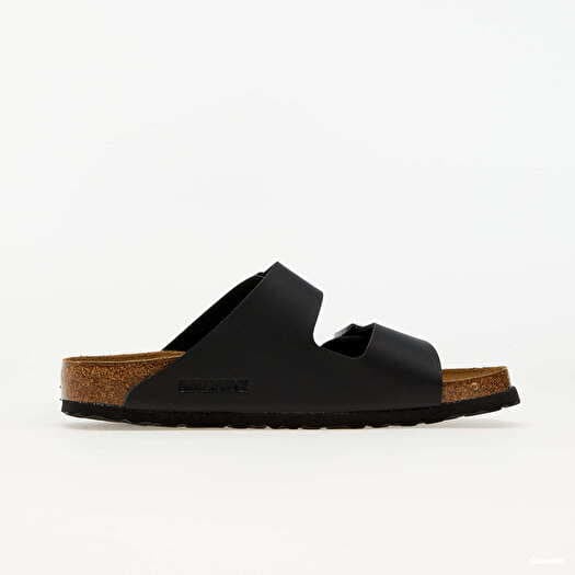 Sneakers und Schuhe fur Frauen Birkenstock Arizona Birko Flor Soft Footbed Black Queens