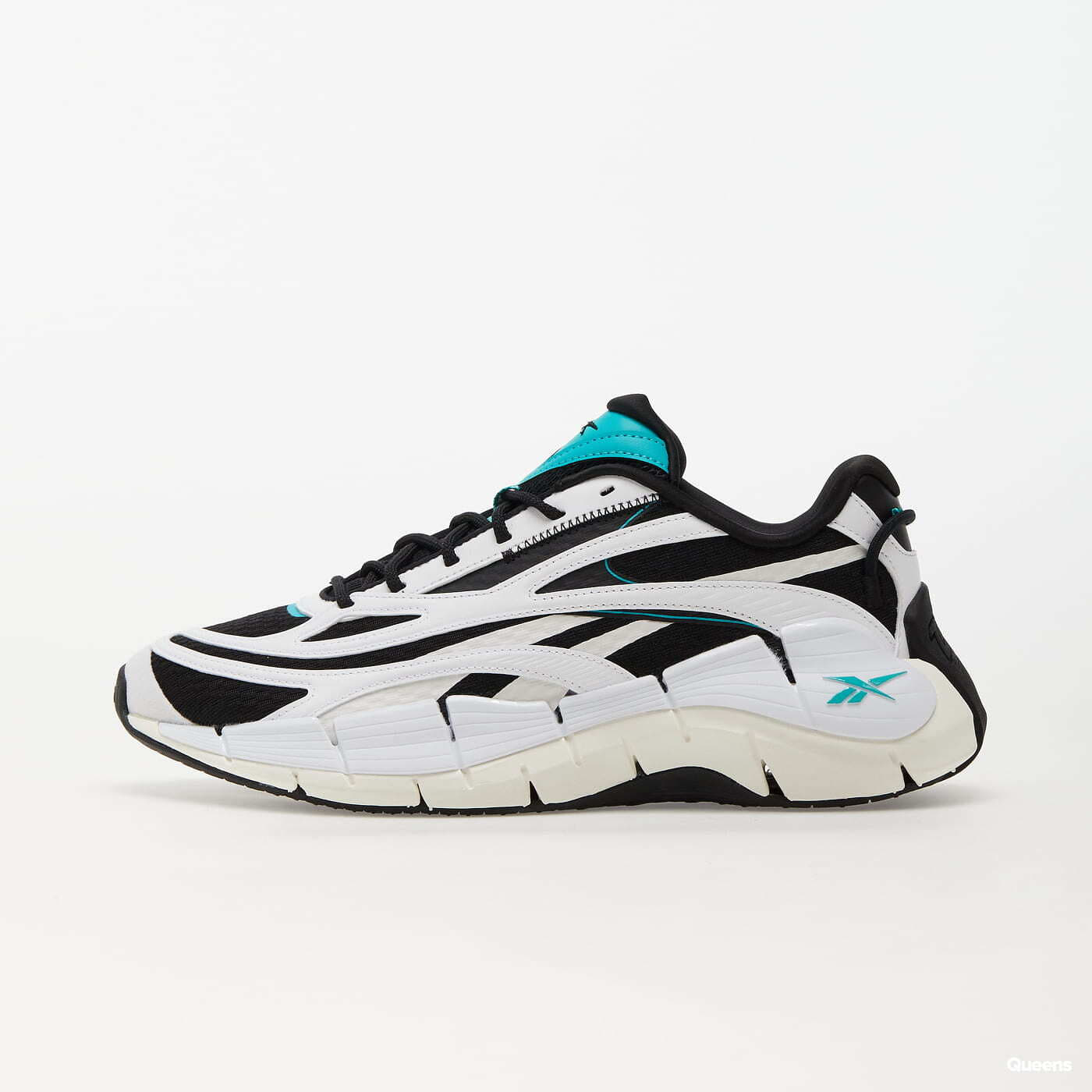 Adidași și pantofi pentru bărbați Reebok Zig Kinetica 2.5 Black/ Cloud White/ Classic Teal