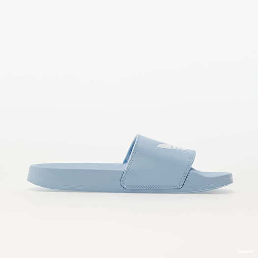 Adidas slides baby blue on sale
