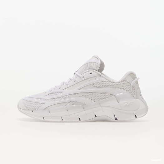 All white reebok zigs 2025
