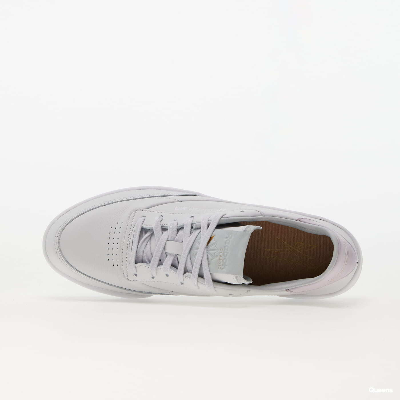 Dámské tenisky a boty Reebok Club C Clean Shoes Cold Grey / Cloud White/ Quartz Glow