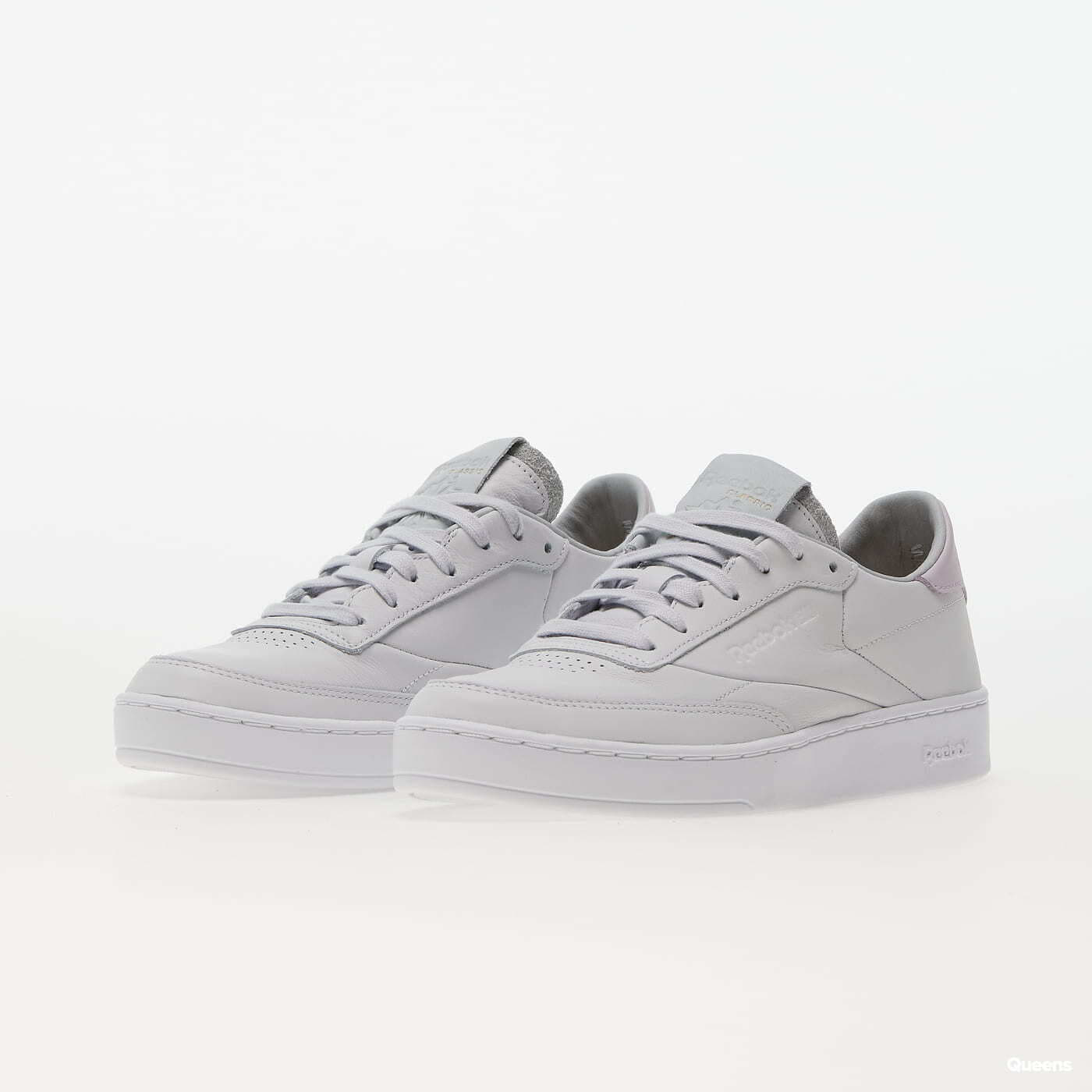 Dámské tenisky a boty Reebok Club C Clean Shoes Cold Grey / Cloud White/ Quartz Glow