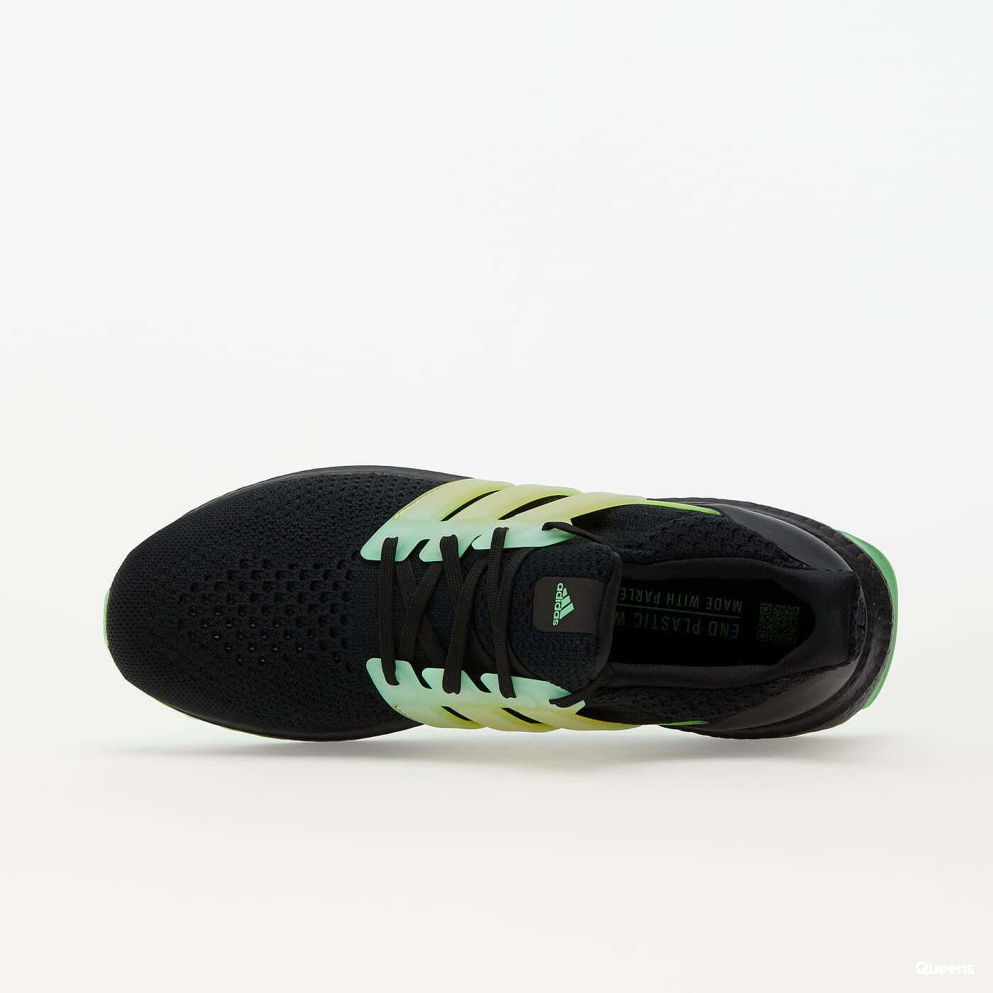 Men's sneakers and shoes adidas Performance Ultraboos 5.0 DNA Core Black/ Cloud White/ Beam Green