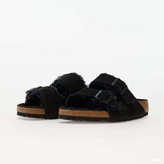 Slides Birkenstock Arizona Shearling black Queens