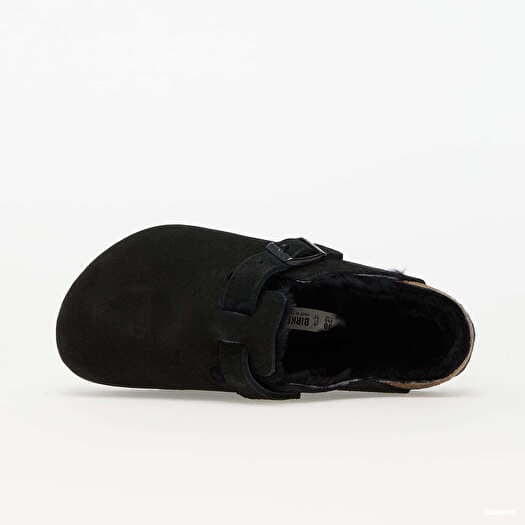 Мужская обувь Birkenstock Boston VL/Shearling Black | Queens